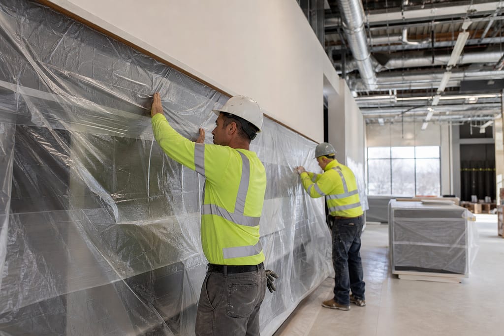 Construction Site Protection Film photo